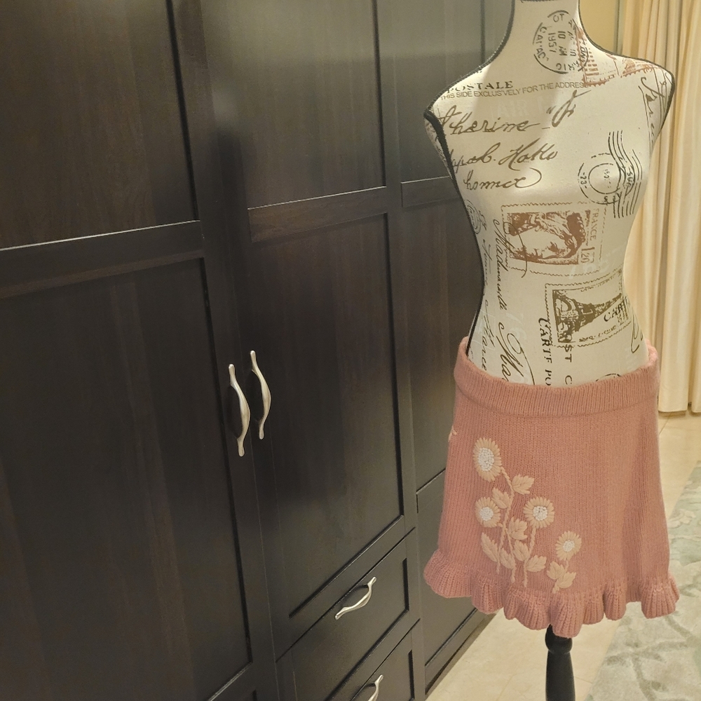 Loveshackfancy Oxford Mini Skirt in Size XL New With Tags Retails $365 - Picture 1 of 9